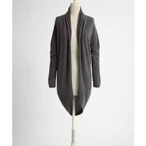 Red Envelope Cashmere Cocoon in charcoal M/L